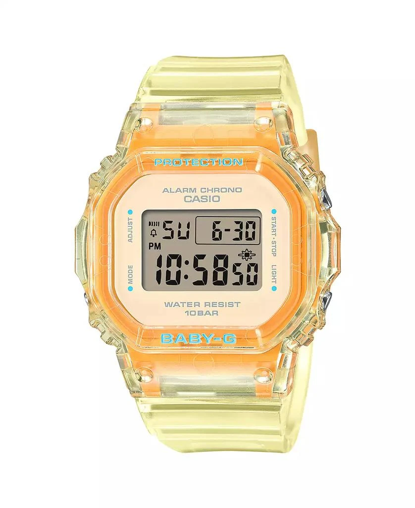 商品G-Shock|G-Shock Women's Digital Yellow Resin Watch, 37.9mm BGD565SJ-9,价格¥741,第1张图片