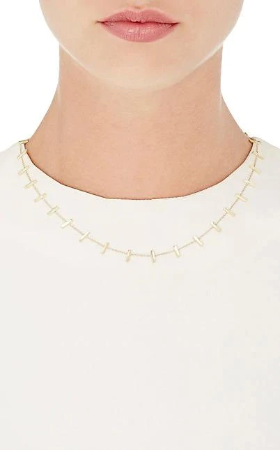 商品Jennifer Meyer|Cross Bar Necklace,价格¥11371,第2张图片详细描述