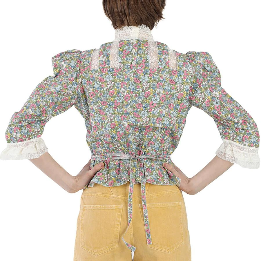 商品Marc Jacobs|Marc Jacobs Multicolor Victorian Blouse, Brand Size 0,价格¥1304,第3张图片详细描述