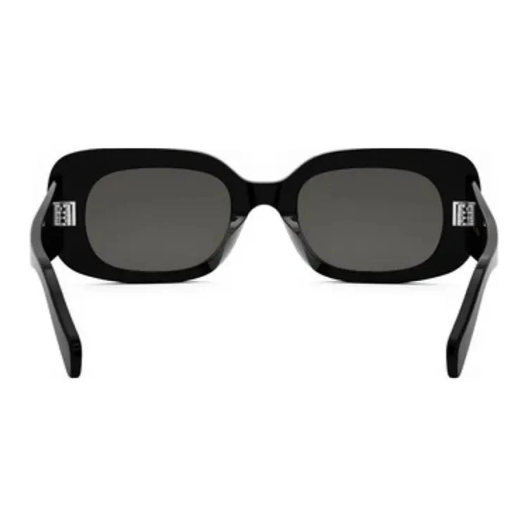 商品[国内直发] Celine|赛琳 字母标识 塑料 不规则形 太阳眼镜 女款 黑色,价格¥2865,第8张图片详细描述