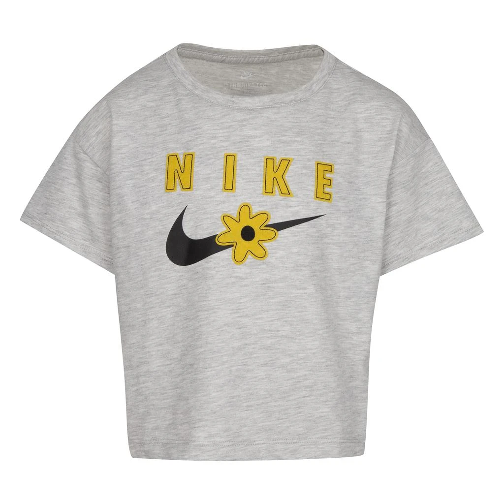 商品NIKE|Sport Daisy Boxy T-Shirt (Toddler/Little Kids),价格¥108,第1张图片