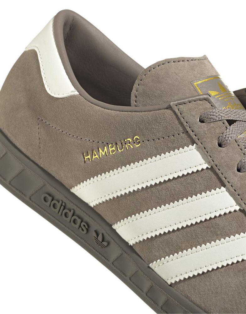 adidas Originals Hamburg trainers in brown商品第2张图片规格展示