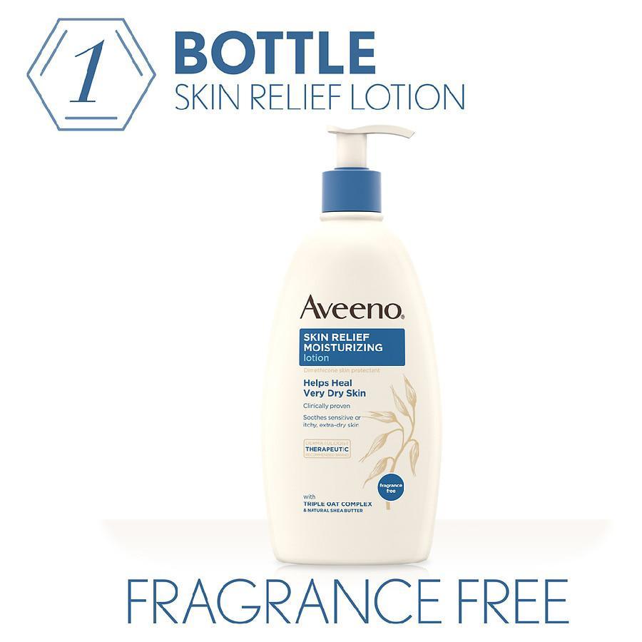 商品Aveeno|Skin Relief Moisturizing Lotion for Very Dry Skin Fragrance-Free,价格¥147,第7张图片详细描述