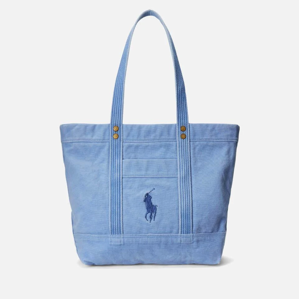 商品Ralph Lauren|Polo Ralph Lauren Logo Cotton-Twill Tote Bag,价格¥1846,第1张图片