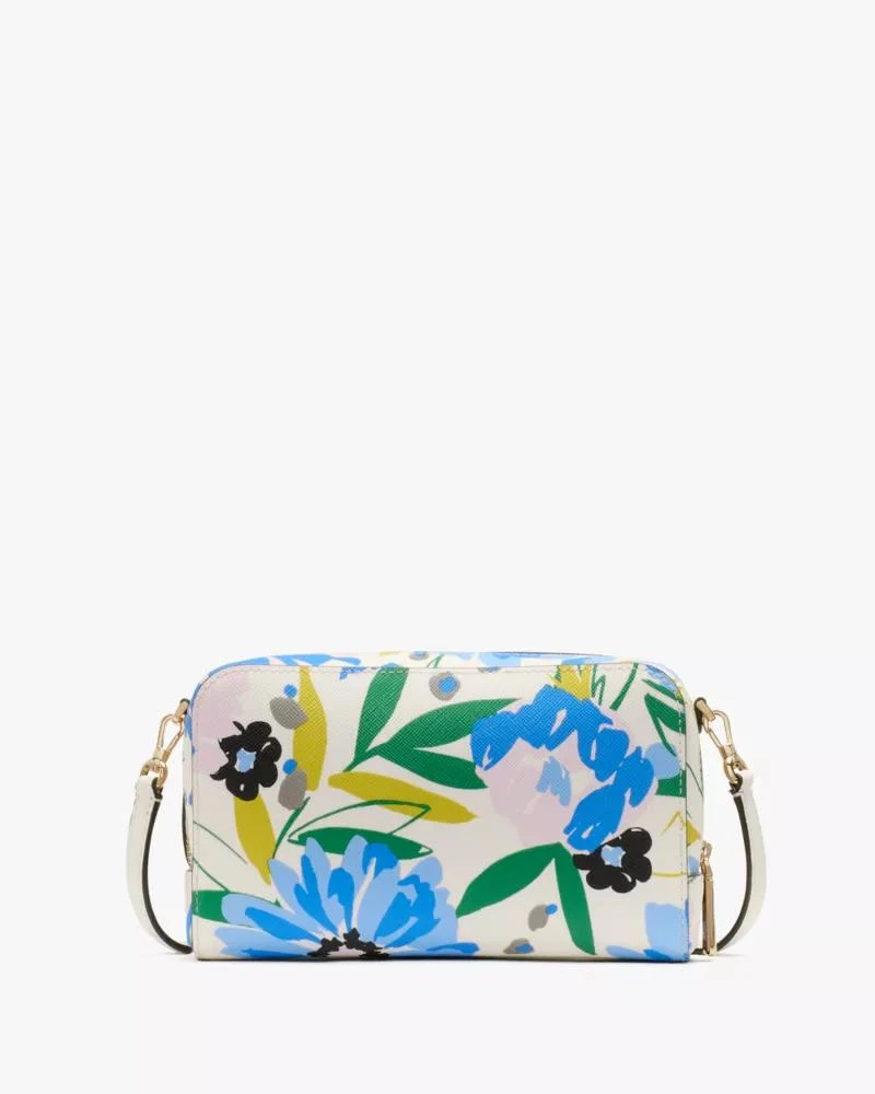商品Kate Spade|Staci Floral Dual Zip Around Mini Crossbody,价格¥591,第5张图片详细描述