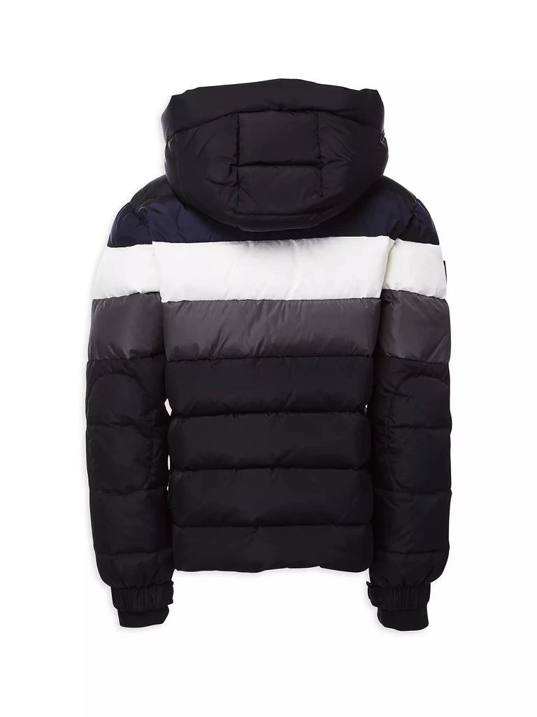 商品SAM.|Little Boy's Matte Jordan Striped Puffer Coat,价格¥1300,第3张图片详细描述