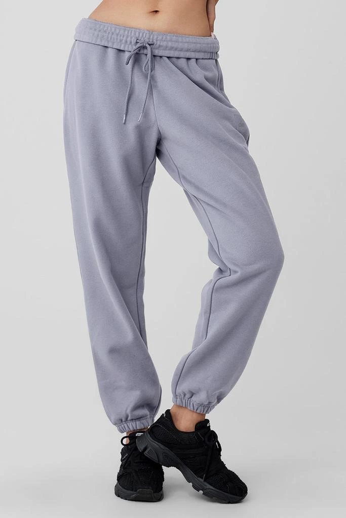 商品Alo|Cuffed Renown Heavy Weight Sweatpant - Fog,价格¥954,第1张图片