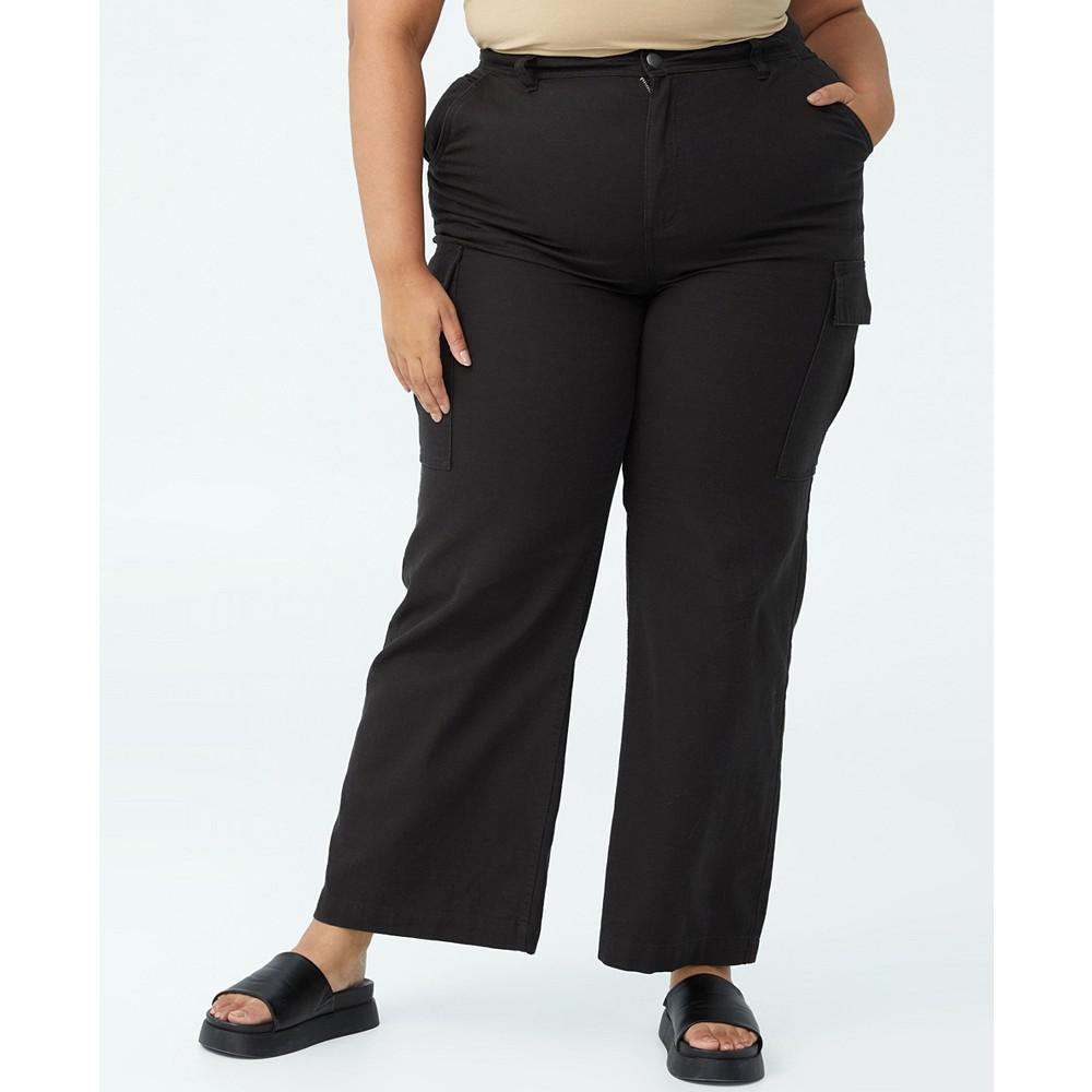 Plus Size Trendy Bobbie Cargo Pants商品第1张图片规格展示