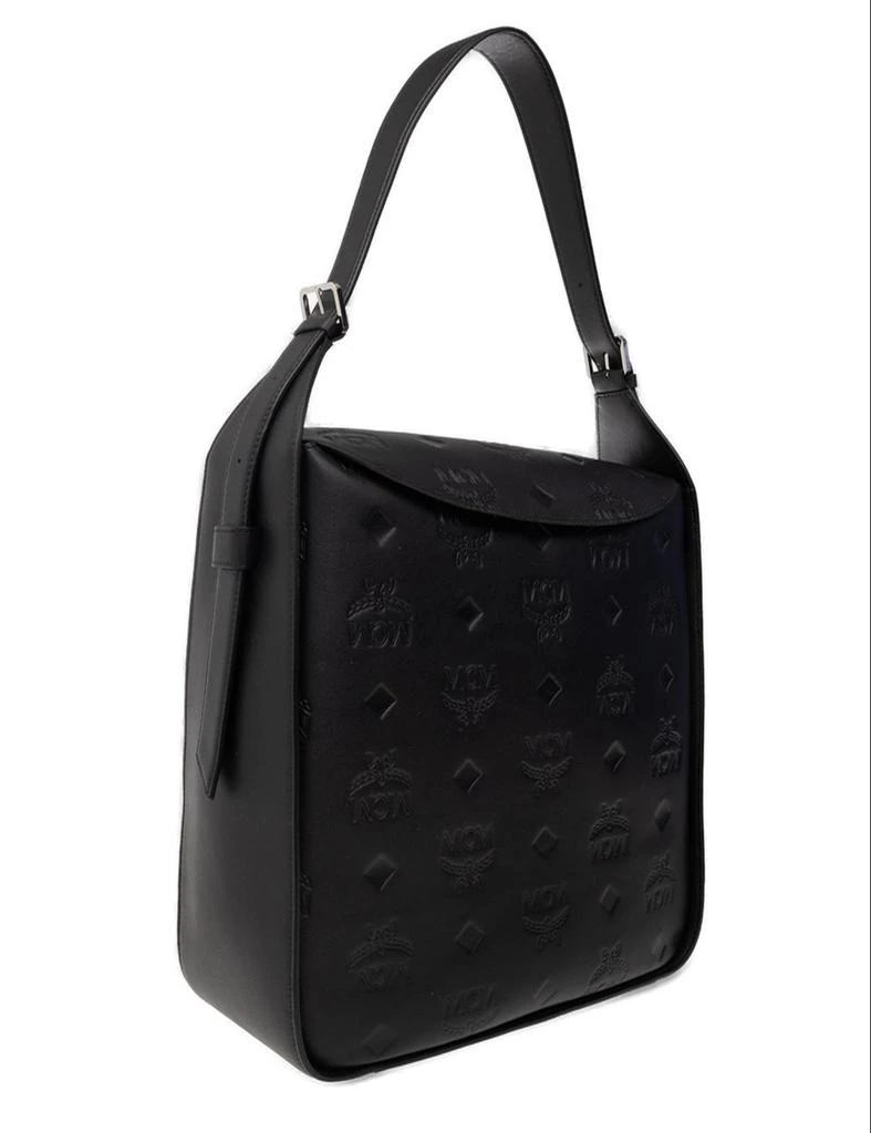 商品MCM|MCM Aren Logo Detailed Large Shoulder Bag,价格¥3967,第3张图片详细描述