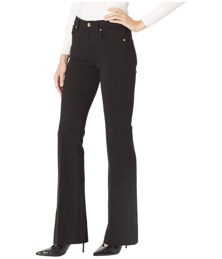 商品Juicy Couture|Knit Ponte High-Waisted Flare Jeans,价格¥341,第2张图片详细描述