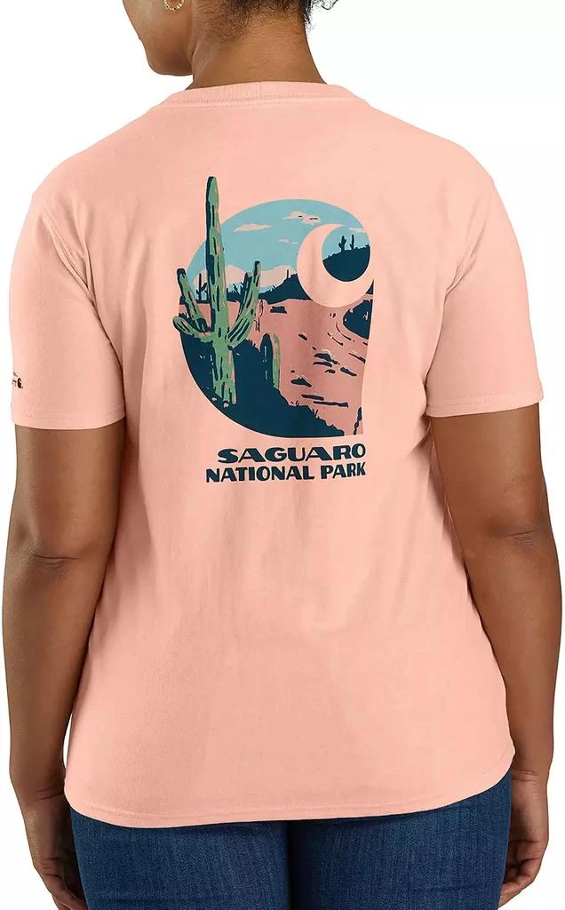 商品Carhartt|Carhartt Women's Saguaro Short-Sleeve Tee,价格¥206,第2张图片详细描述