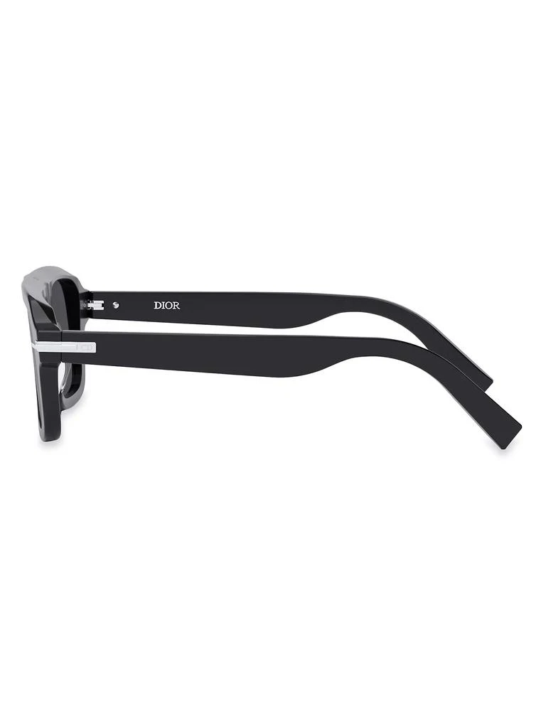 商品Dior|DiorBlackSuit N21 52MM Rectangular Sunglasses,价格¥1845,第4张图片详细描述