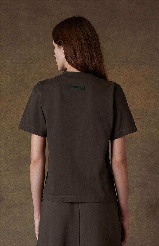 Women's Off Black T-Shirt商品第4张图片规格展示