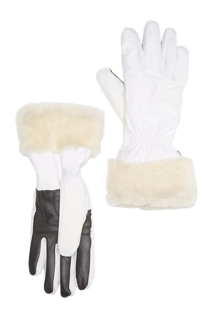 商品UGG|UGG Genuine Dyed Shearling Trim Tech Gloves,价格¥414,第1张图片