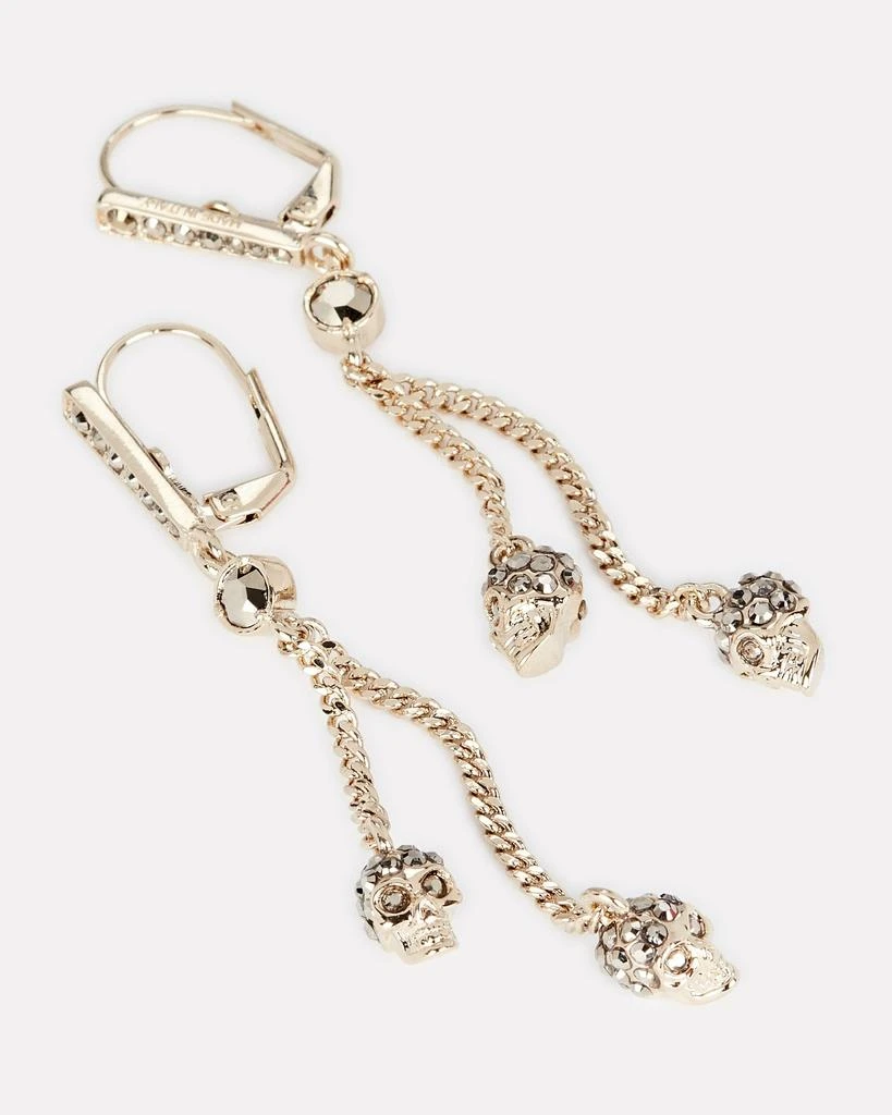 商品Alexander McQueen|Alexander Mcqueen Chain Skull Earrings,价格¥3573,第3张图片详细描述