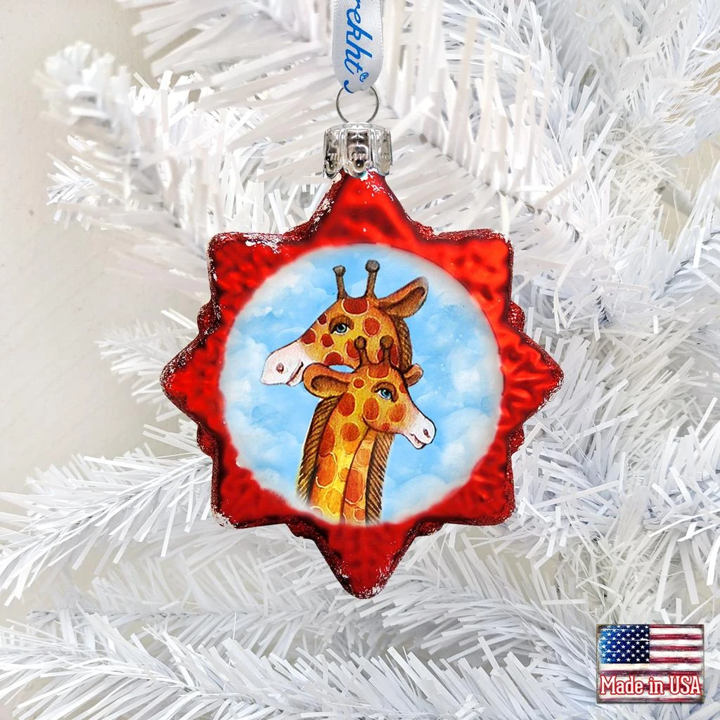 商品Designocracy|Designocracy Giraffe Keepsake Glass Ornament,价格¥198,第3张图片详细描述