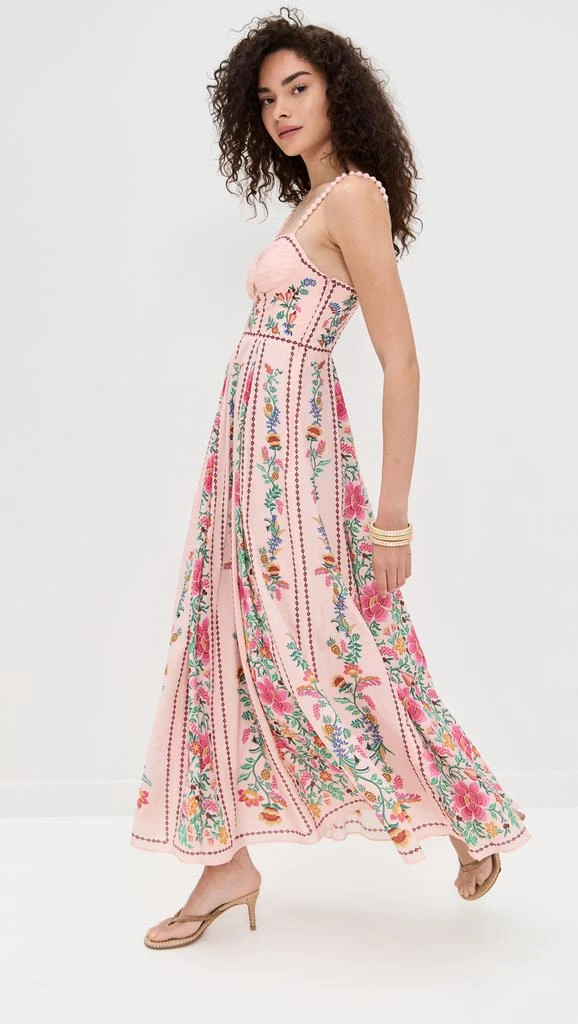 商品Farm Rio|Delicate Forest Pink Maxi Dress,价格¥2005,第3张图片详细描述