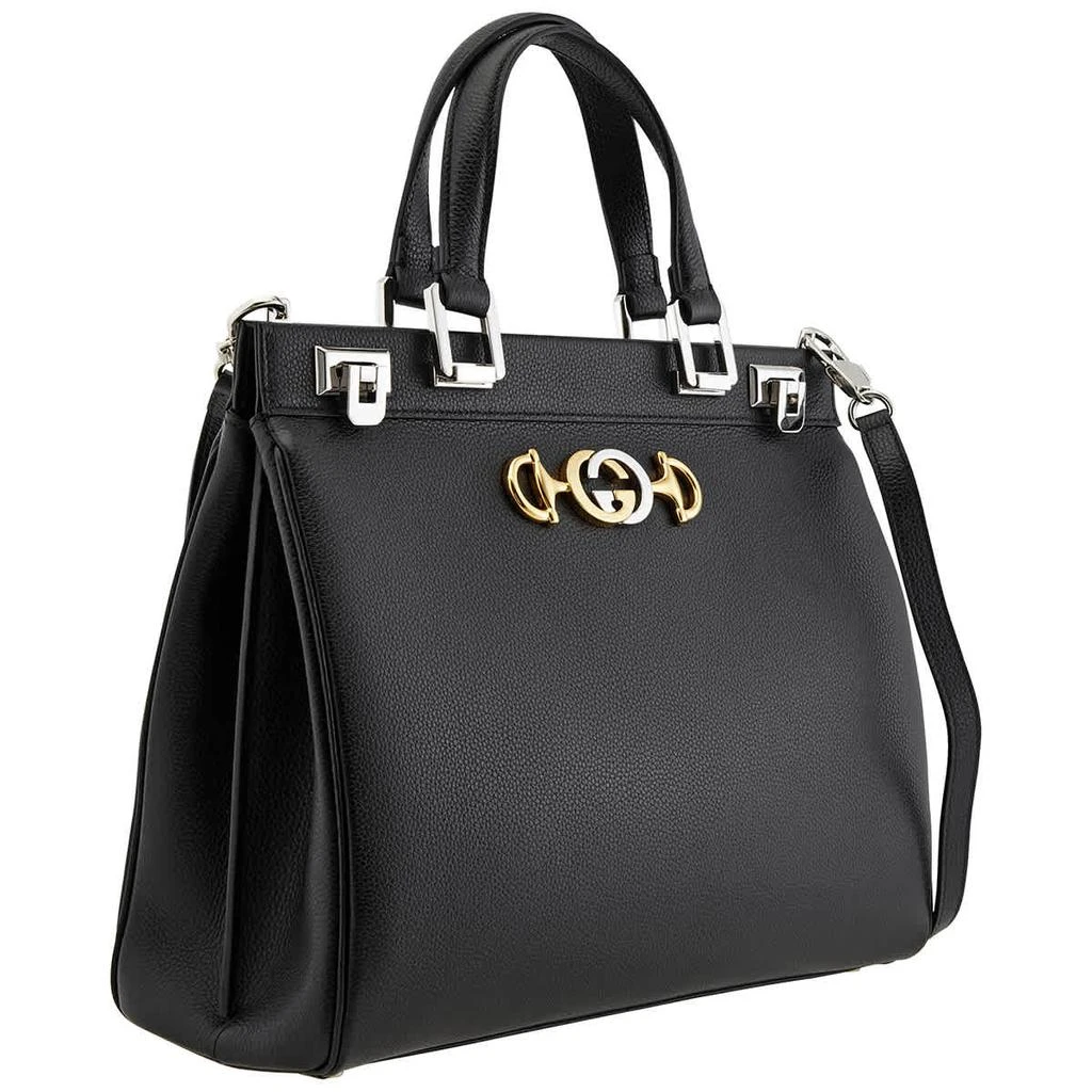 商品Gucci|Ladies Zumi Grainy Leather Medium Top Handle Bag in Black,价格¥19420,第3张图片详细描述