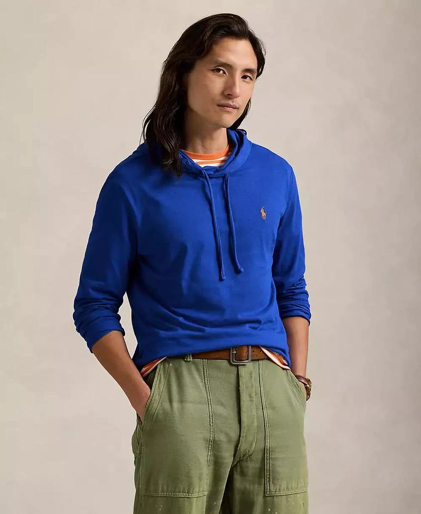 商品Ralph Lauren|Men's Jersey Hooded T-Shirt,价格¥296,第1张图片