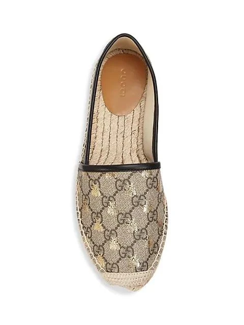 商品Gucci|GG Supreme Bees Espadrilles,价格¥4065,第3张图片详细描述