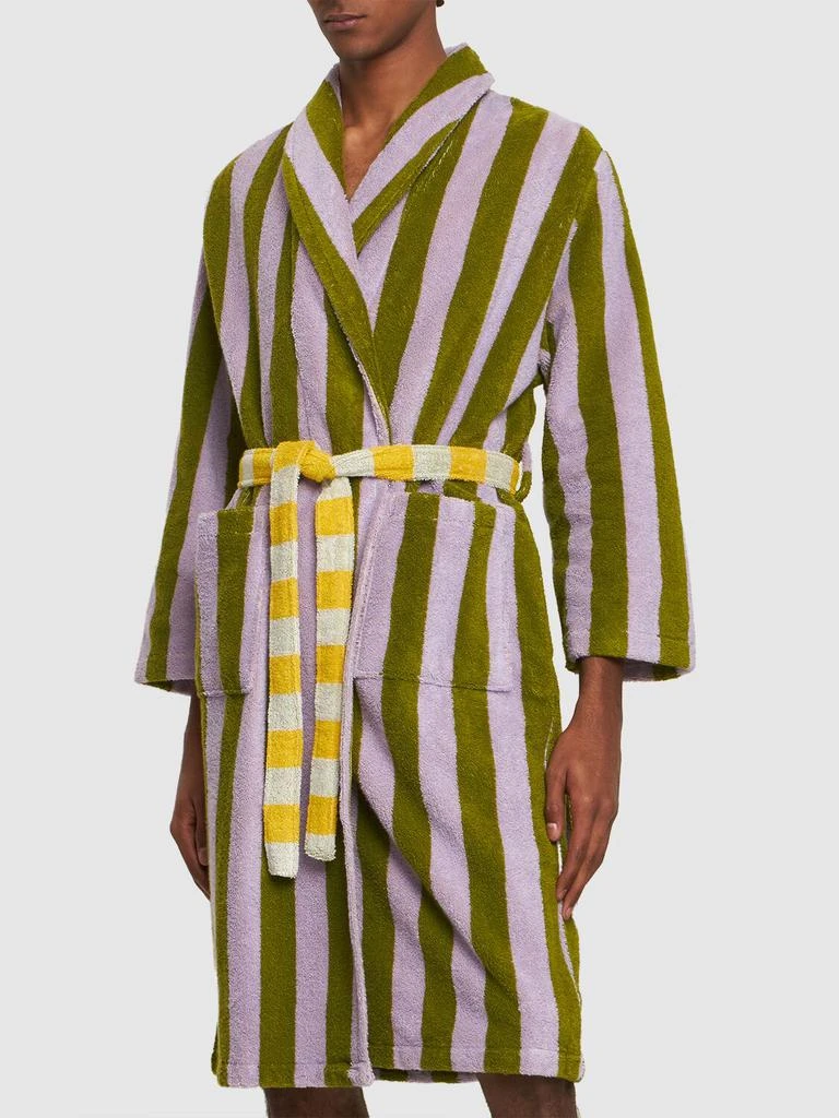 商品DUSEN DUSEN|Sea Stripe Cotton Blend Bathrobe,价格¥1060,第2张图片详细描述