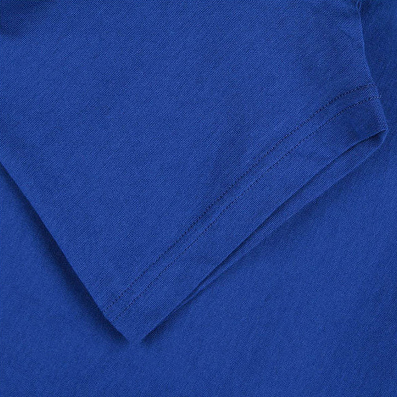 Emporio Armani 安普里奥 阿玛尼 EA7系列 男士V领蓝色棉质logo印花短袖T恤 277003-6P228-6735商品第2张图片规格展示