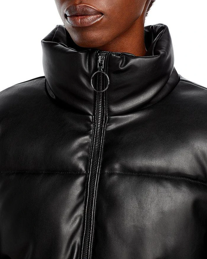 Faux Leather Puffer Jacket - 100% Exclusive  商品