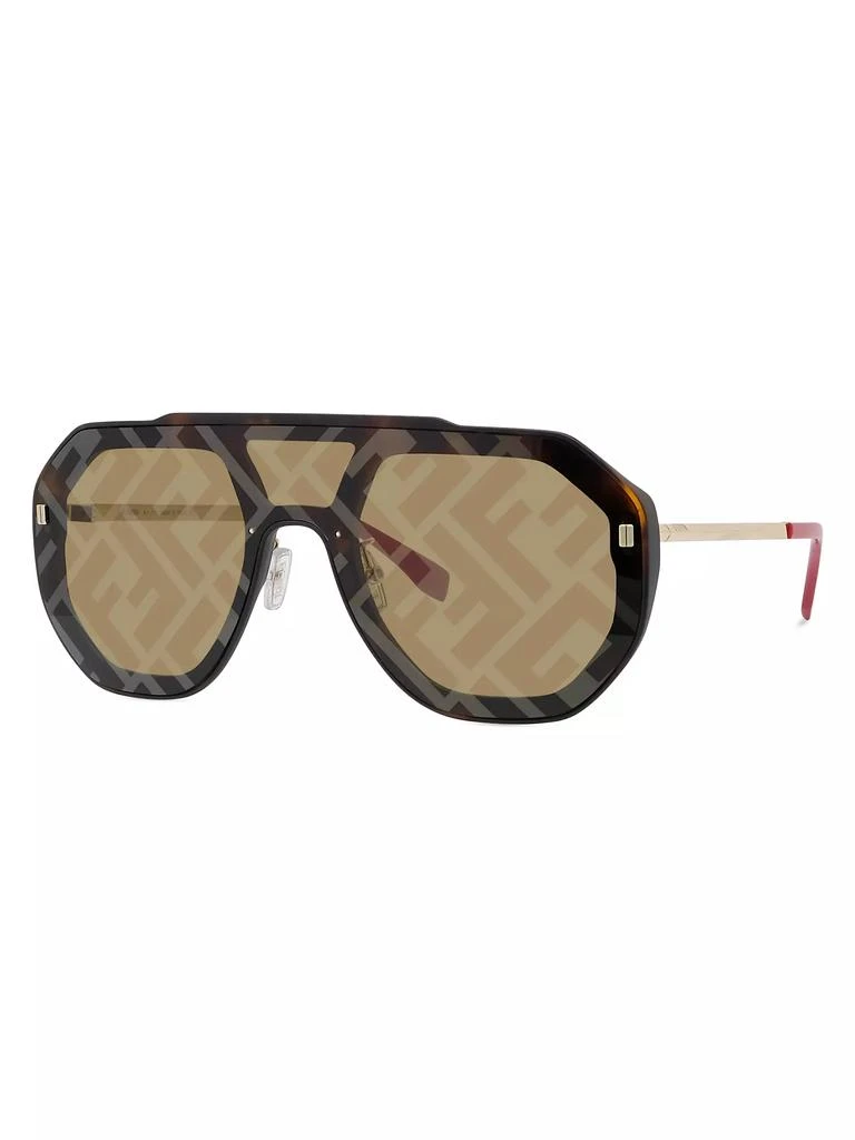 商品Fendi|Logo Pilot Mask Sunglasses,价格¥2901,第2张图片详细描述