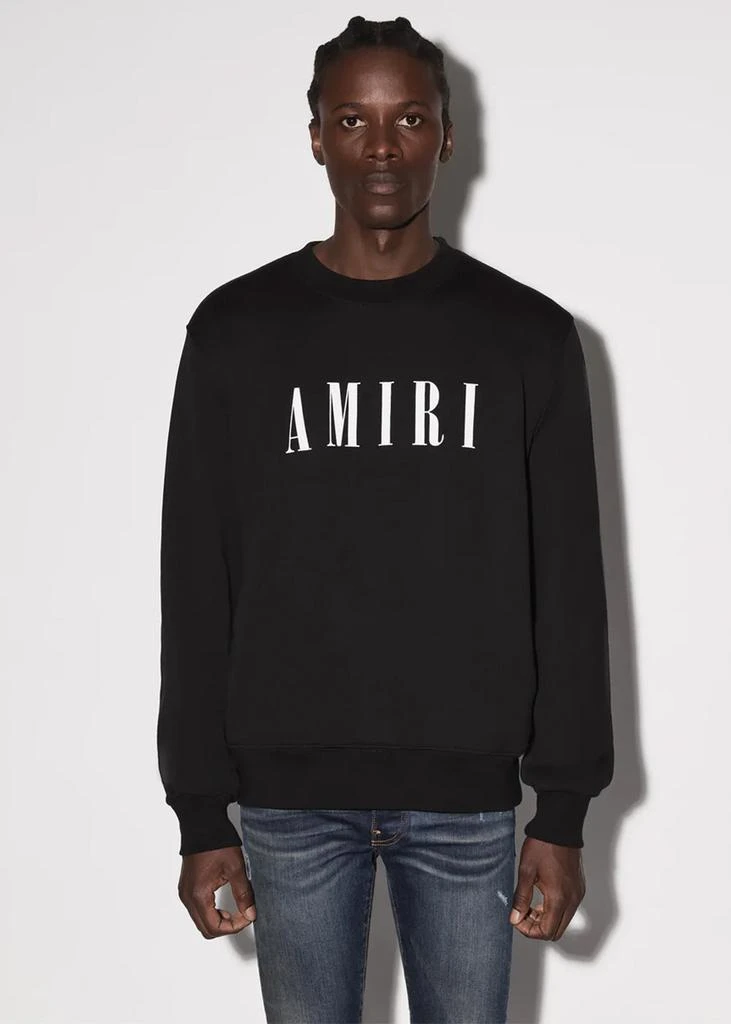 商品AMIRI|Black Core Logo Print Sweatshirt,价格¥5017,第2张图片详细描述