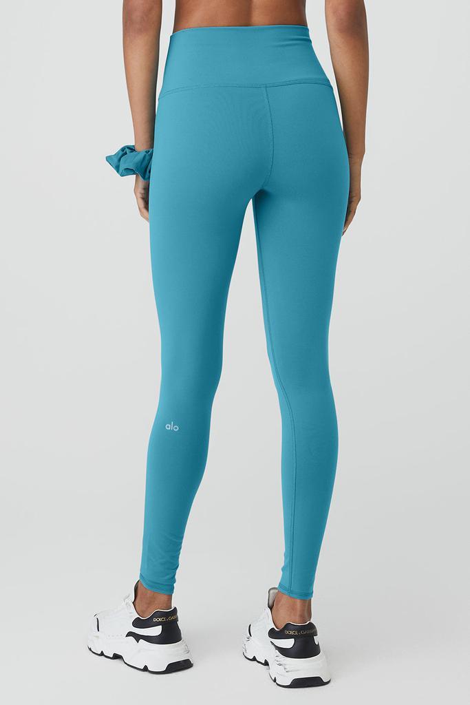 商品Alo|High-Waist Airbrush Legging - Blue Splash,价格¥584,第2张图片详细描述