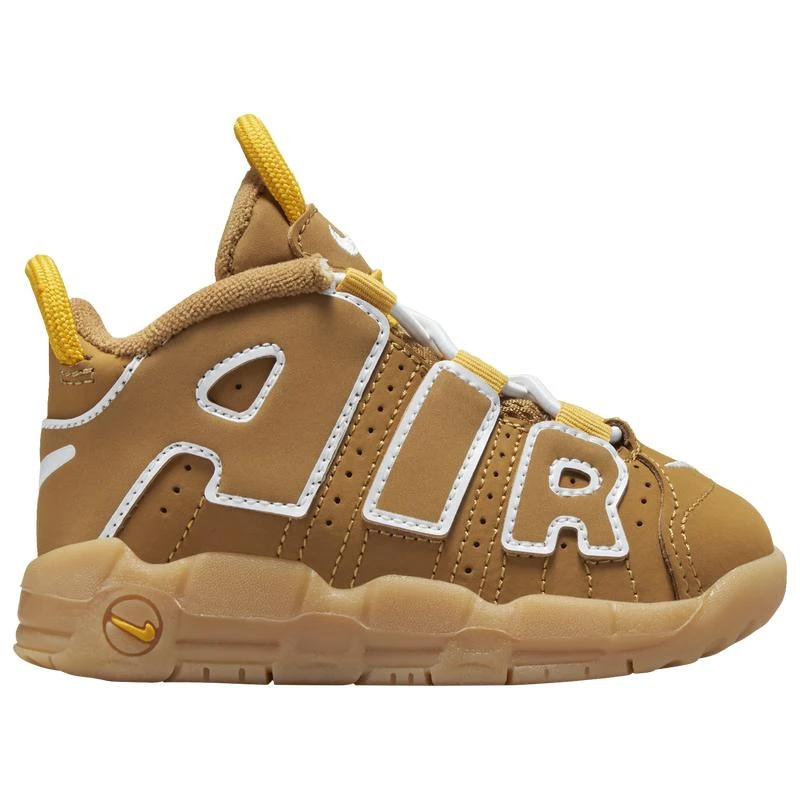 商品NIKE|婴款 耐克 Air More Uptempo 小麦/灰蓝/白红等,价格¥380,第1张图片