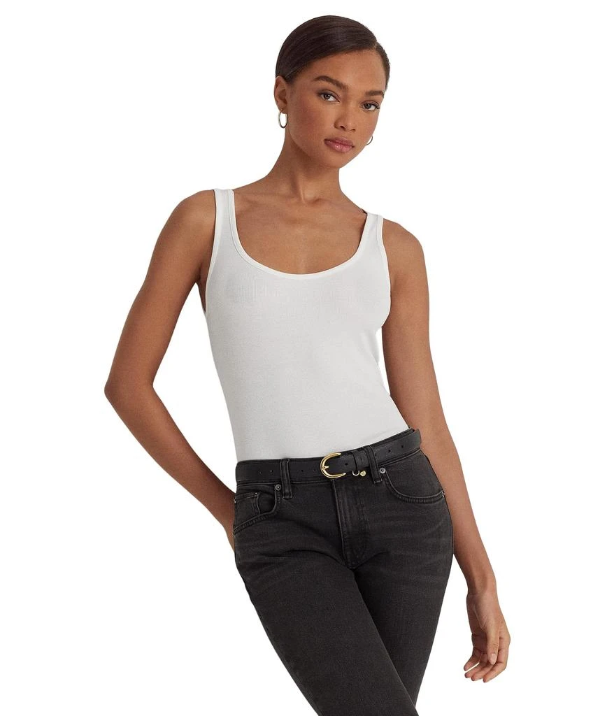 商品Ralph Lauren|Cotton-Blend Tank Top,价格¥336,第3张图片详细描述