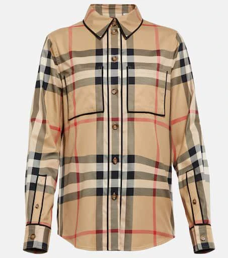 商品Burberry|棉质格纹衬衫,价格¥6327,第1张图片