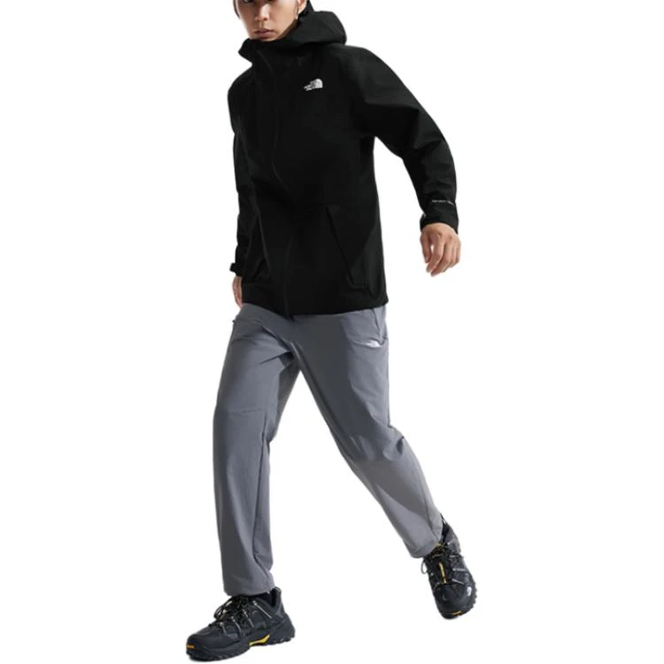商品[国内直发] The North Face|北面  Dryzzle FL纳米壳品牌logo纯色  FW24 徒步户外远足 防水防风透气冲锋衣 男款 宇宙黑,价格¥1651,第5张图片详细描述