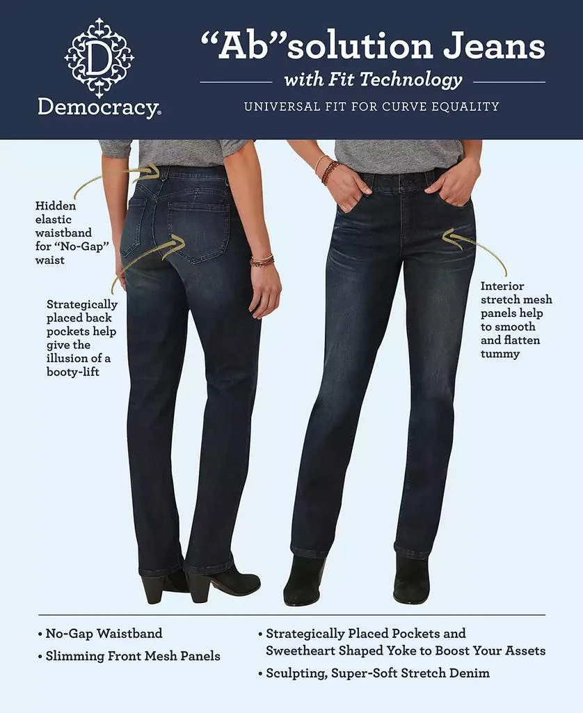商品Democracy|Women's "Ab" Solution Ankle Skimmer Jeans,价格¥414,第4张图片详细描述
