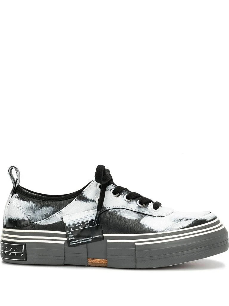 商品YOHJI YAMAMOTO|YOHJI YAMAMOTO X XVESSEL WOMEN PAINTED LOWCUT SNEAKERS,价格¥8695,第1张图片