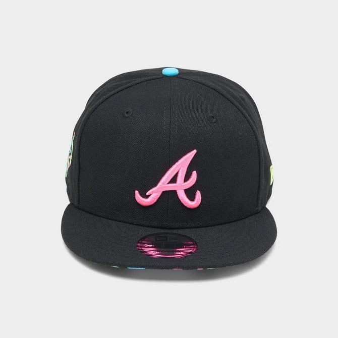 商品New Era|New Era MLB Atlanta Braves Psychedelic 9FIFTY Snapback Hat,价格¥150,第3张图片详细描述