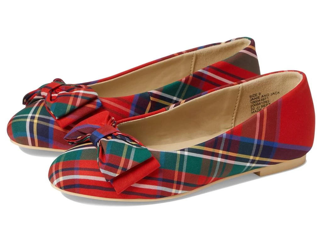 商品Janie and Jack|Plaid Bow Flat (Toddler/Little Kid/Big Kid),价格¥188,第1张图片