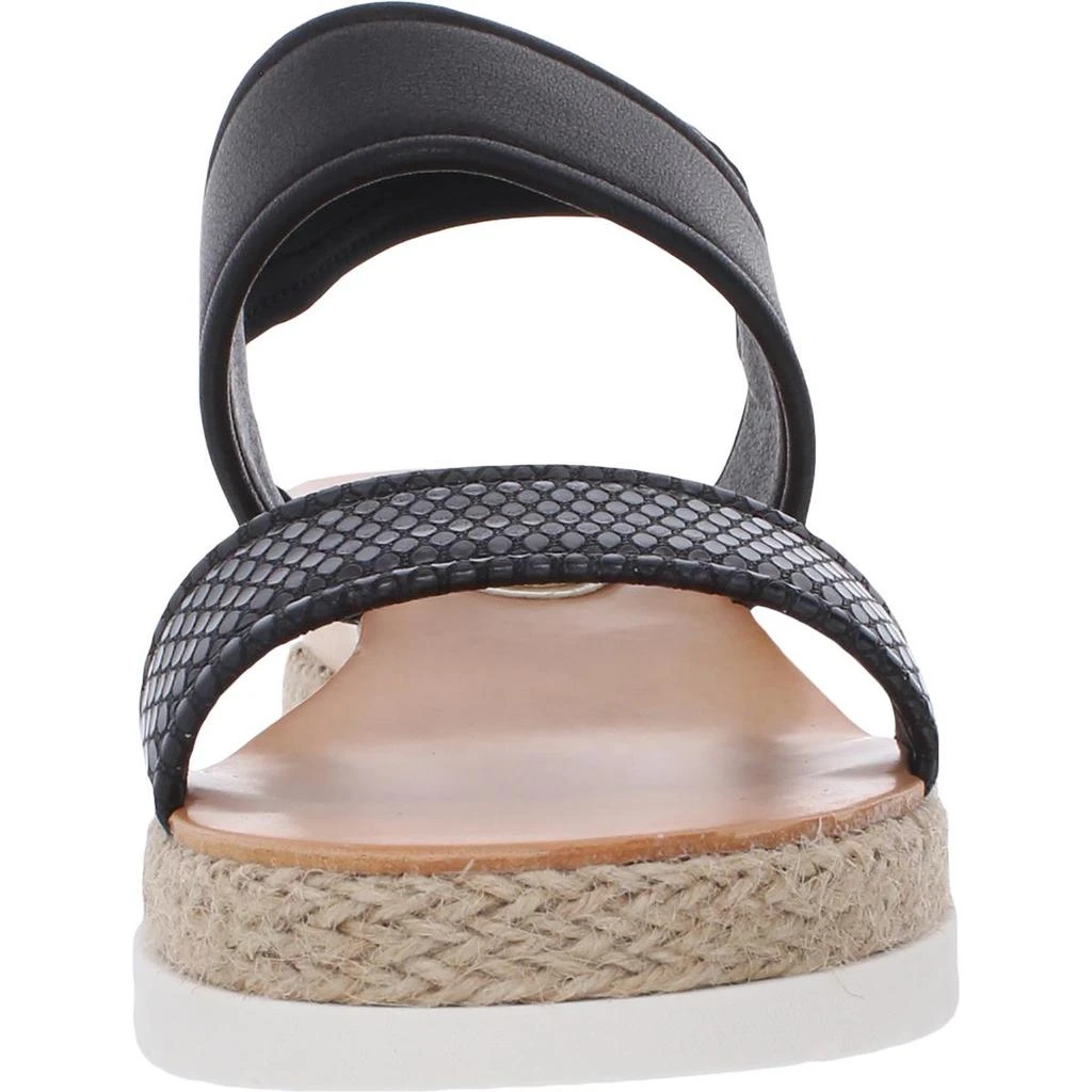 商品Kenneth Cole|Kenneth Cole New York Womens Jules Simple Leather Slingback Wedge Sandals,价格¥160,第4张图片详细描述