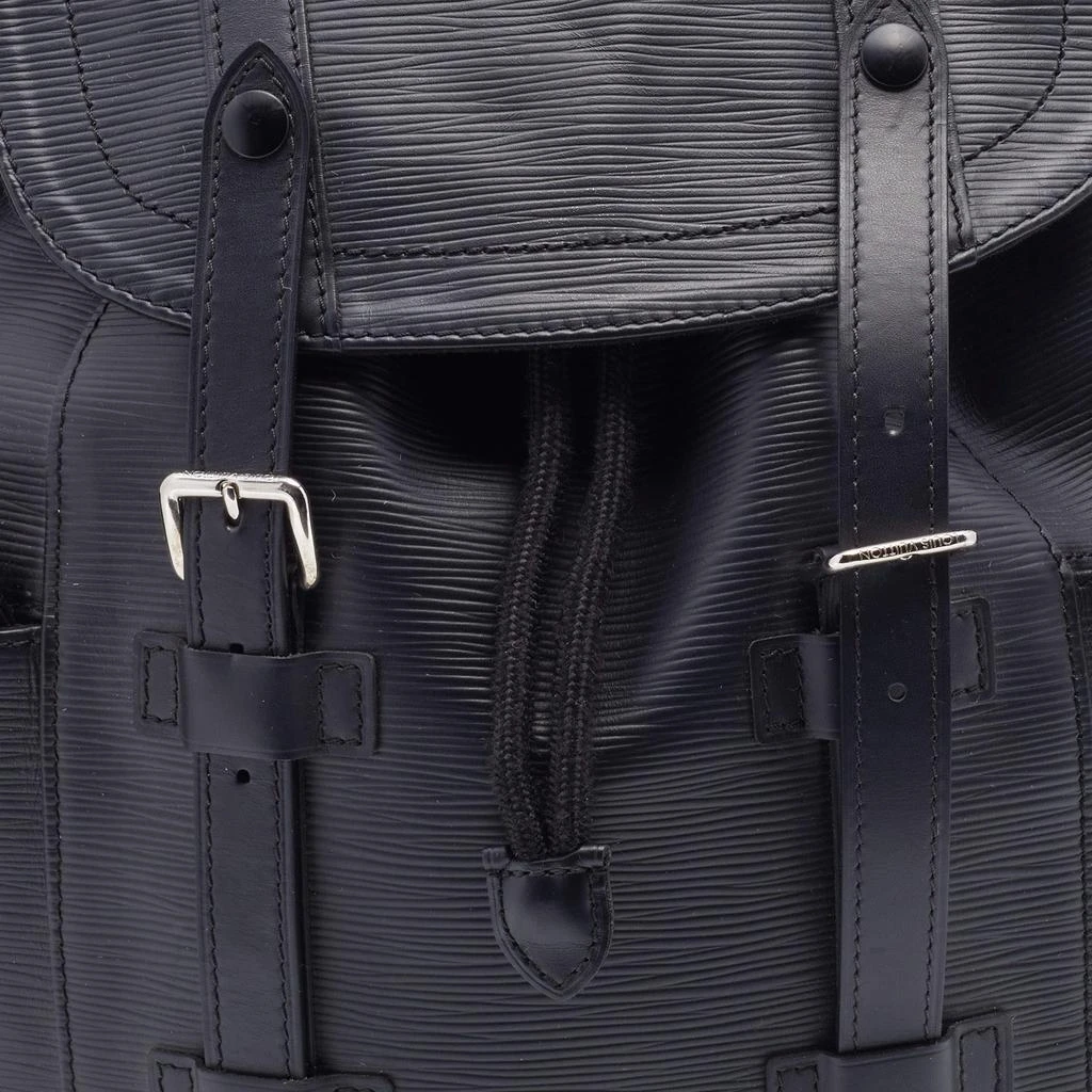 商品[二手商品] Louis Vuitton|Louis Vuitton Black Epi Leather Christopher MM Backpack,价格¥9082,第5张图片详细描述