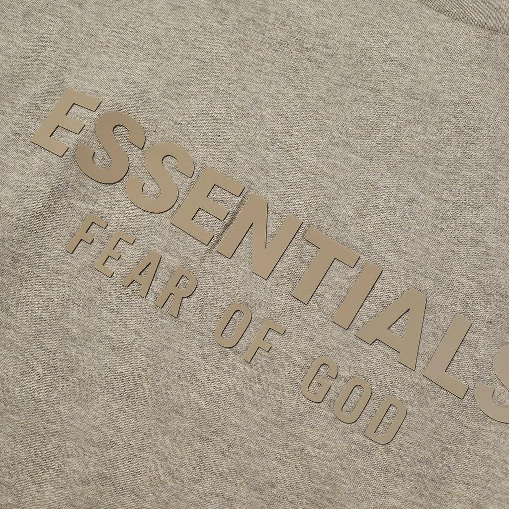 商品Essentials|Fear of God ESSENTIALS Spring Kids Crew Neck T-Shirt - Dark Heather Oatmeal,价格¥235,第3张图片详细描述