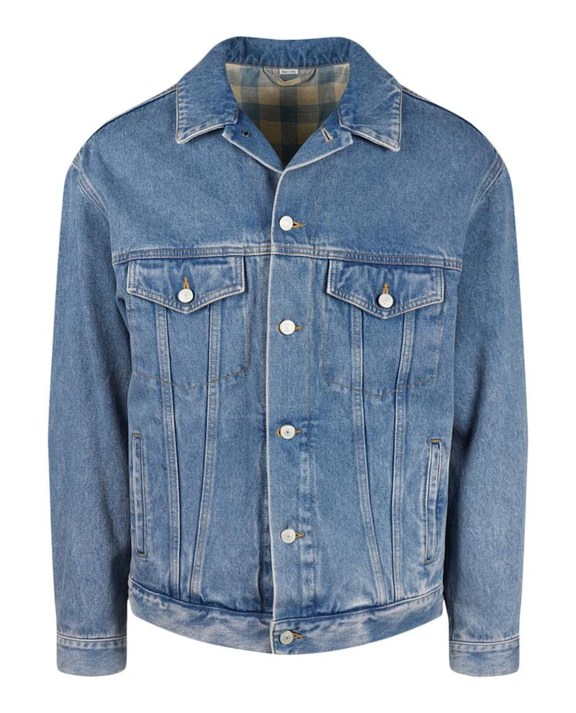 商品Gucci|Denim Embroidered Jacket,价格¥4750,第1张图片