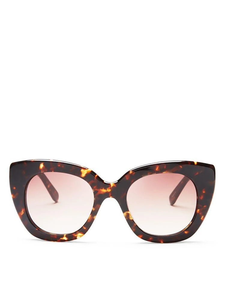 商品Kate Spade|Narelle Oversize Thick Rim Cat Eye Sunglasses, 51mm,价格¥917,第1张图片