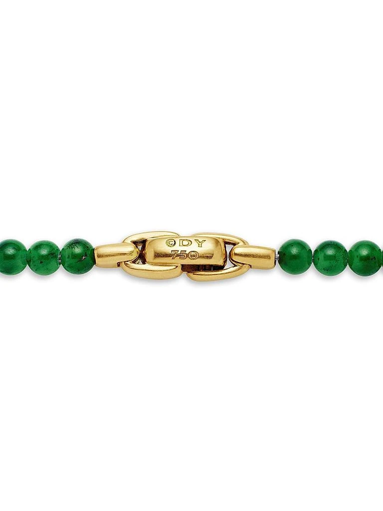 Spiritual Beads Necklace with Nephrite Jade and 18K Yellow Gold 商品