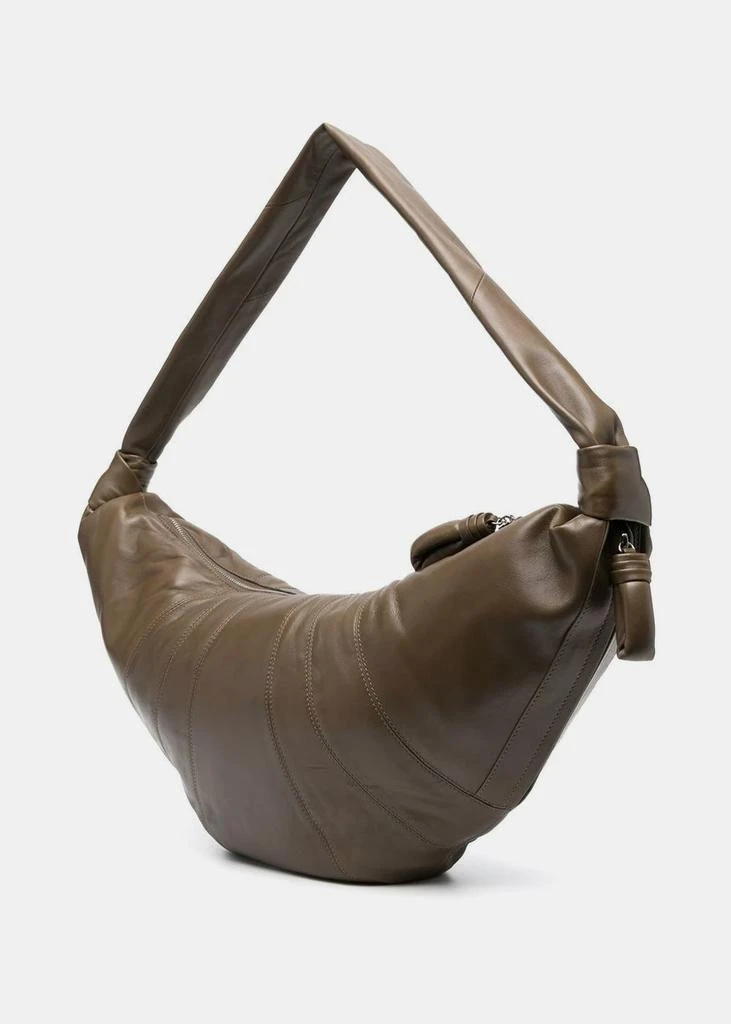 商品Lemaire|Lemaire Dark Olive Nappa Large Croissant Bag,价格¥10902,第3张图片详细描述