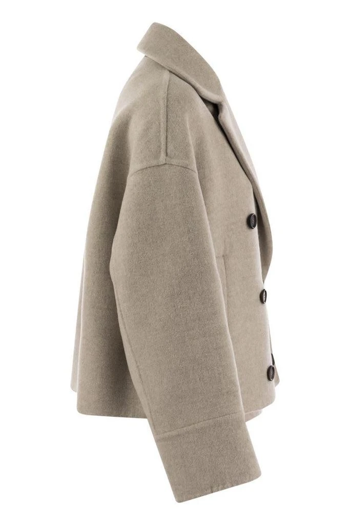 商品Brunello Cucinelli|Brunello Cucinelli Coats in Beige Freddo,价格¥22706,第3张图片详细描述