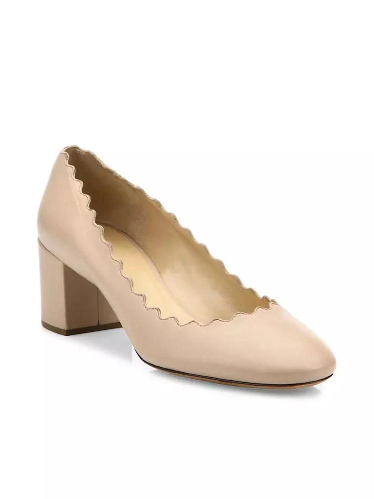 商品Chloé|Lauren Leather Pumps,价格¥4317,第2张图片详细描述