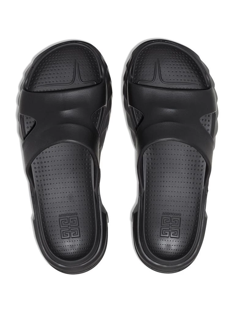 商品Givenchy|Givenchy men's black rubber sandals,价格¥3063,第2张图片详细描述