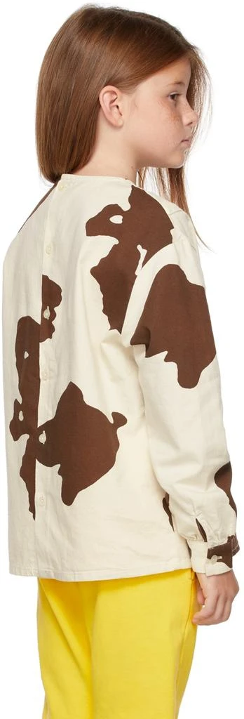 商品The Animals Observatory|Kids White & Brown Cow Marmot Shirt,价格¥425,第4张图片详细描述