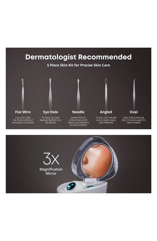 商品PURE DAILY CARE|NanoSteamer Pro 4-in-1 Nano Ionic Facial Steamer with Cool Mist & Aromatherapy,价格¥571,第4张图片详细描述